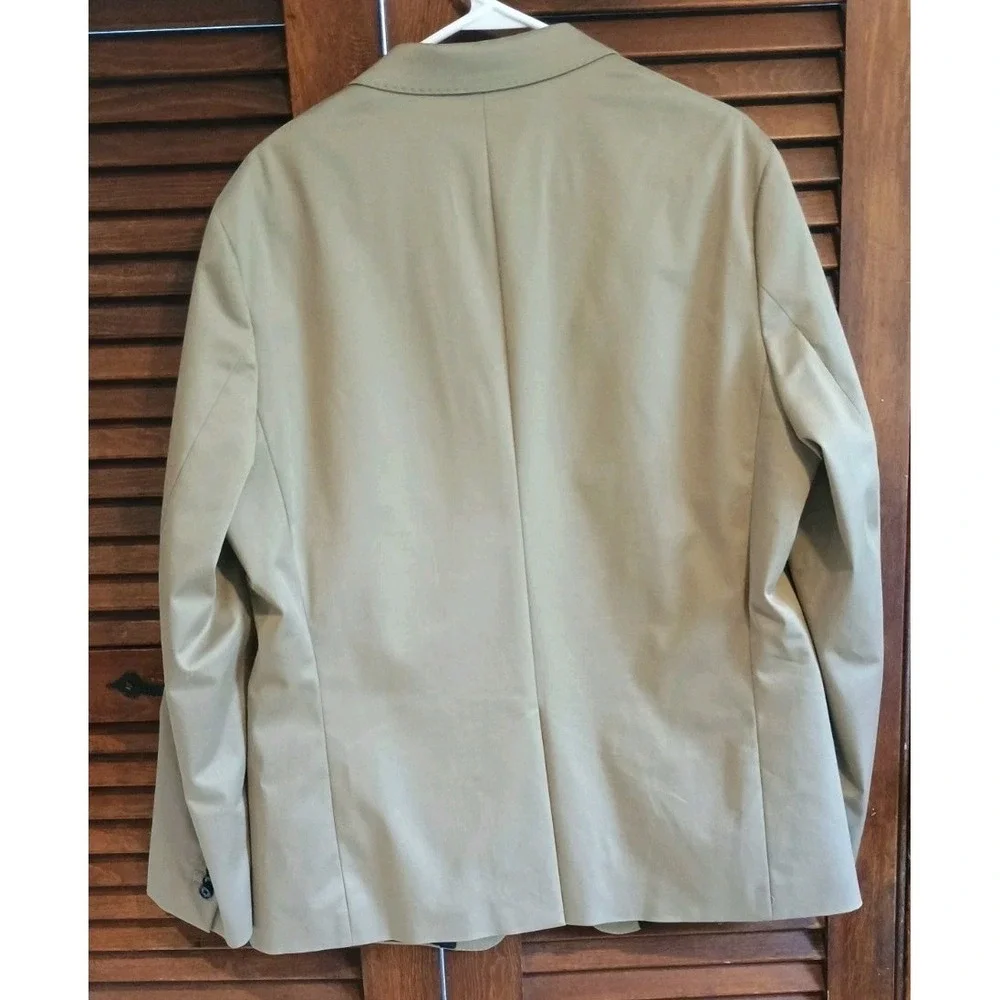 Tan Banana Republic Men's Sport Coat 44R Slim Fit Rapid‎ Movement Blazer